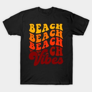 Beach Vibes T Shirt For Women Men T-Shirt